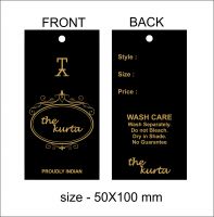Custom Printed Hang Tags For Apparel