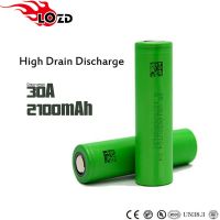 Authentic us18650vt 2100mah vtc4 18650 li ion battery for e-cigs From China