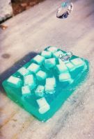 Herbal Soap Aqua Marine (Dead Sea Salt,Mind,Spearmint) From India