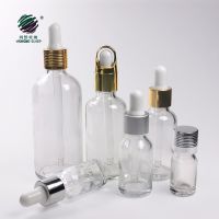 clear 30ml glass dropper bottle packaging transparent empty glass bottles for essential oil