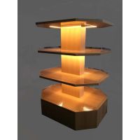 Customized Beverage Display Shelves Supermarket Showcase Design From China