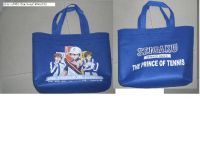 woves bag with heat transfer logo