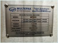 MULTEPAK caviar vacuum packing machine tin sealing machine 