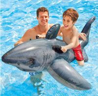 Inflatable Pool Float Swim Ring Ride On Shark Swimming Toy 68.16&quot;x42.16&quot;     SP119
