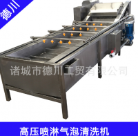 Fruit high pressure tumble cleaning machine