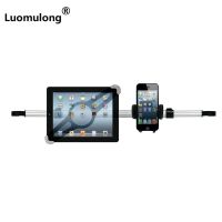 Multifunction aluminum car headrest mount tablet PC holder