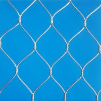 Stainless steel woven cable mesh