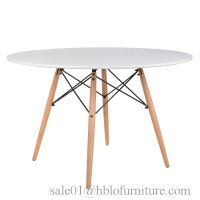 MDF table, fast food square kitchen restaurant plastic wood modern dining table set
