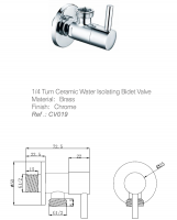 Bidet valves  CV019