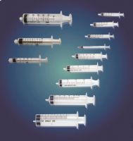 Disposable syringe with needle for single use