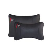 Leather Car Seat Pillow Breathable Car Head Neck Rest Cushion Headrest Auto Car Safety Pillow