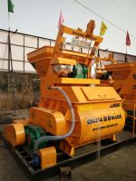 JS500 Forced Twin Horizontal Shaft Concrete Mixers 