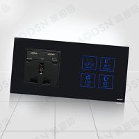 Hotel Wall Switch Metal Anti-oxidation Hotel Use Wall Switch Socket