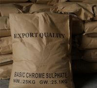 24-26% Green Powder Basic Chromium Sulphate From USA