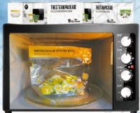 Reusable microwave steam bag