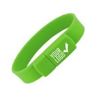 High popular corperation give-away slim promotional USB wristbands