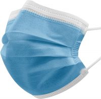 Factory Direct Sales 3 Ply Medical Blue Disposable Breathable Face Mask