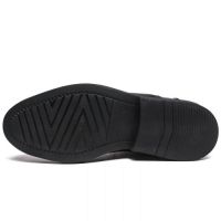 HS7 Men's Electric Rechargeable Heated Leather Shoes for Cold Weather