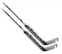 2 Vaughn 7490 composite goal stick full right 25 silver new senior hockey goalie 