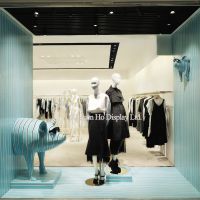 Ho Display Fiberglass Triple Stripes Pig Window Display Props Supplier China Visual Merchandising Display