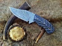 DAMASCUS STEEL SKINNER KNIFE 