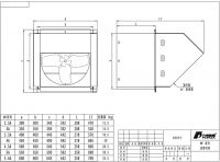 POPULA WF wall mount fan for warehouse and workshop AC 220v air extractor exhaust fan with with shutter 500mm axial flow fan  From China