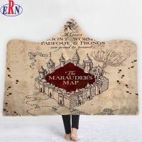 3D Hoodie Blanket Coral Fleece Hooded Blanket Winter Warm Travel Airplane Sofa Bed Throw Blankets From China