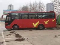 New Arrival Yutong Brand Used Coach Bus Diesel 39 seats Red 2013 Year Manual Transmission