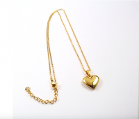 Stainless Steel Heart Necklace 