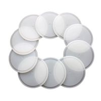 White Polypropylene Plastic Jars
