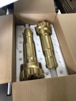 Rocking drilling DTH hammer bit QL40 127mm with concave spherical From China