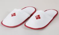 Eliya 5 Star White Hotel Slippers/Cotton Slipper with EVA/ Anti-Slip Dots Sole