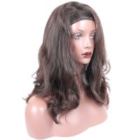 Jewish Wig 100% Unprocessed European Virgin Hair 4x4 Silk Base Human Hair Wigs 130% Natural Wavy Kosher Wigs Sports Bandfall Wig