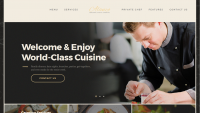 Website catering, food, drinks