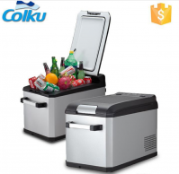 Car fishing watching World Cup iced RV camping without frostDigital Control With Led Display Cooler And Warmer 25L 35L DC Solar Refrigerator From China