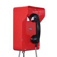 industrial red color Armored hotline phone emergency phone bank telephone JWAT206