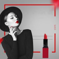 Fashionable Lady Makeup Lipstick Oem Cosmetics From China