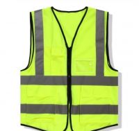 Wholesale Traffic Work Construction Security High Visibility Reflective Safety Mesh Vest with Logo From China