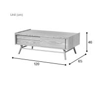 wooden material lift up coffee table tea table  for living room 