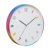 12inch Rainbow case plastic wall clock