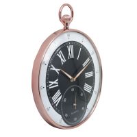 rose gold pokect watch plastic wall clock