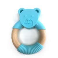  BPA Free Food Grade Custom Made Silicone Baby Teethers