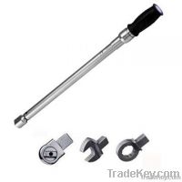 Interchangeable torque wrench