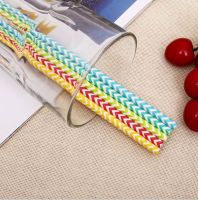 Eco-Friendly Party Supply Biodegradable Drinking Paper Straws