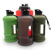 Solid color tritan sport water bottle 2200ml for wholesale