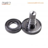 alloy steel key shaft drive hydraulic pump gear