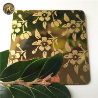 Wholesale titanium gold high mirror polished Decorative Stainless Steel plate