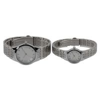 Ultra Thin Stainless Steel Couple Watch More Time Quartz Watch