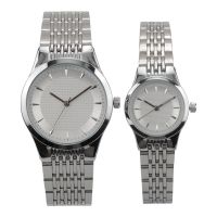 Ultra Thin Stainless Steel Couple Watch More Time Quartz Watch