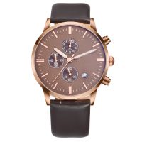 China Factory Oem Fashion Chronograph Cheap Price Winner Gold Quartz Watch For Men 